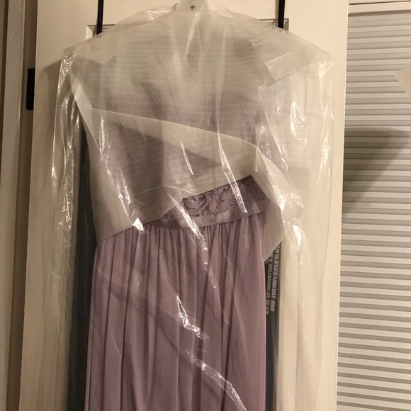 NWT David’s Bridal F18095 Iris, Strapless Dress - Picture 5 of 8